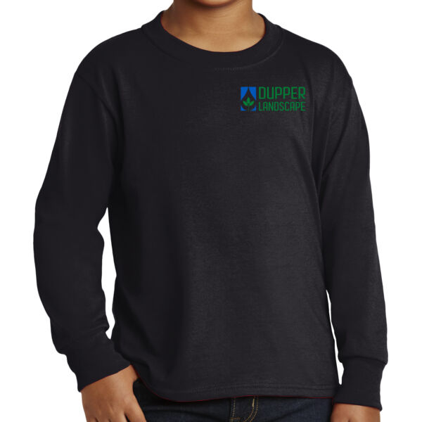   - Youth Dri Power ® 50/50 Cotton/Poly Long Sleeve Thumbnail